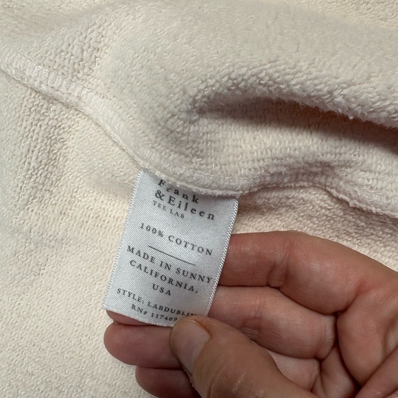 Frank & Eileen Dublin Triple Fleece Sweatshirt Blazer Size xl - Picture 3 of 8